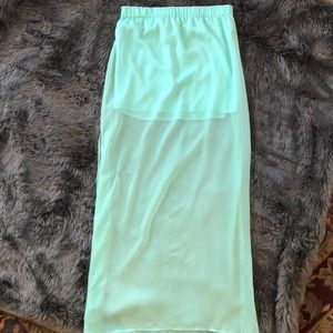 Express Sheer Layered Skirt